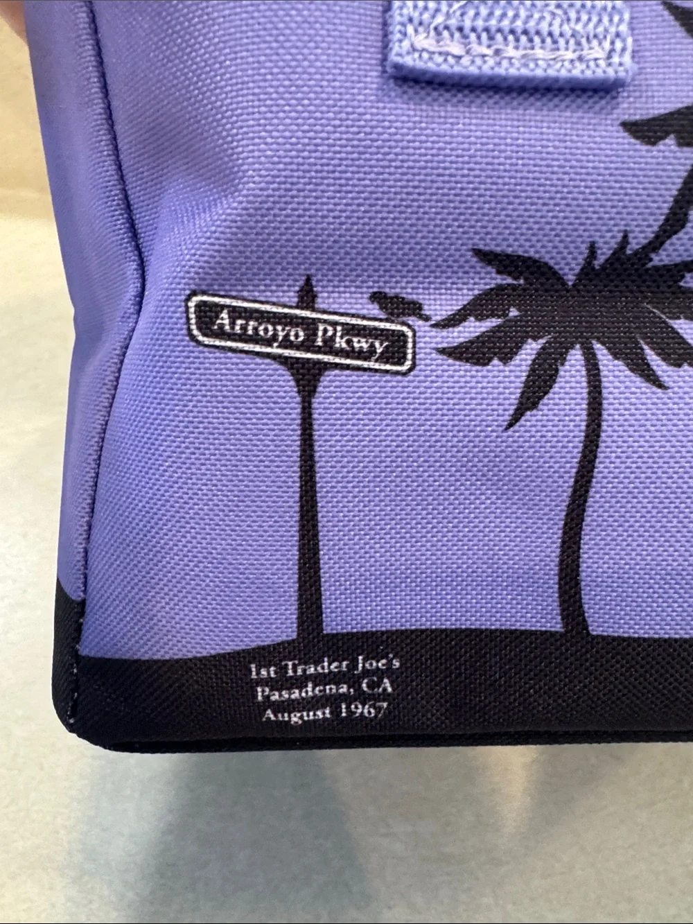 Trader Joe's Purple Insulated Lunch Cooler Bag